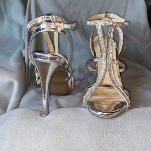 Evening wear shoes. Super sparkly and sleek